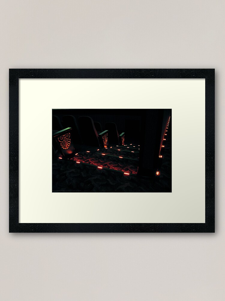 Alternate view of Cinema House Framed Art Print