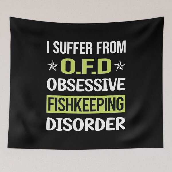 Item preview, Obsessive Love Fishkeeping Fishkeeper Fish Keeping designed and sold by GobblesBeverley.
