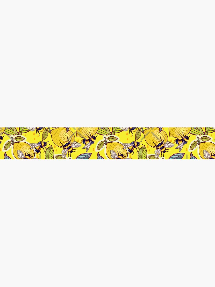 Yellow lemon and bee garden. by smalldrawing