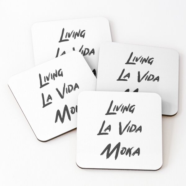 Item preview, Fun Livin' La Vida Moka Quote in Black Brush Font | Living La Vida Moka designed and sold by RiciPaneto.