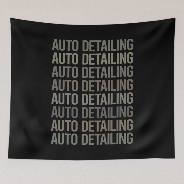Artikelvorschau, Graue Textkunst Auto-Detaillierung Detail Detailer entworfen und verkauft von TarynBrown3126.