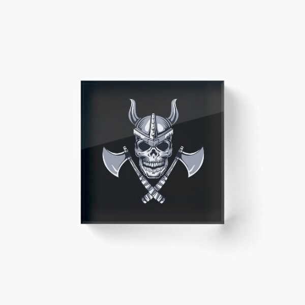 Item preview, Viking Skull With Axes Stickers & T shirts designed and sold by Yassin KM.