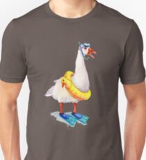 Snorkeling Goose Unisex T-Shirt
