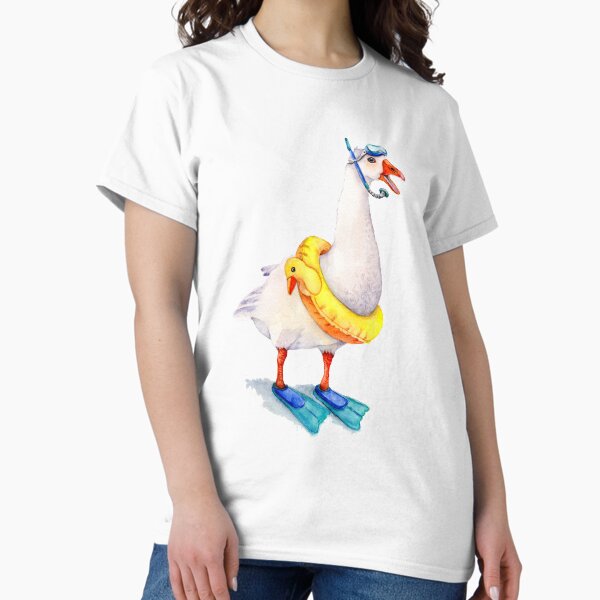 Item preview, Snorkeling Goose designed and sold by Goosi Art.