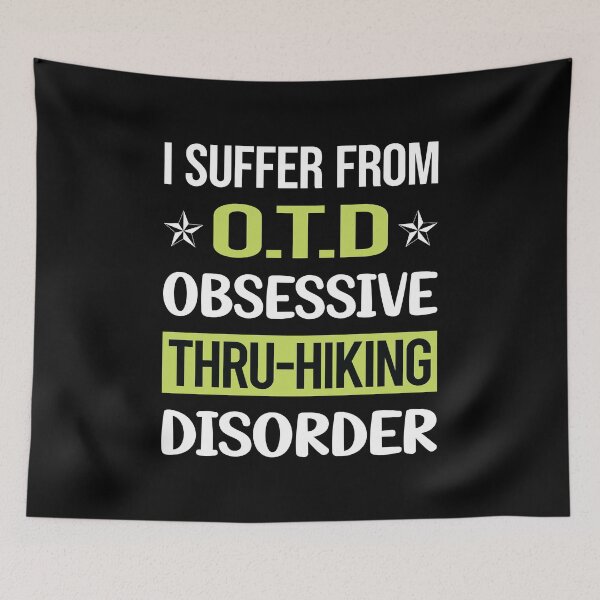 Item preview, Obsessive Love Thru-Hiking Thru Hiking Hike Hiker designed and sold by GobblesBeverley.