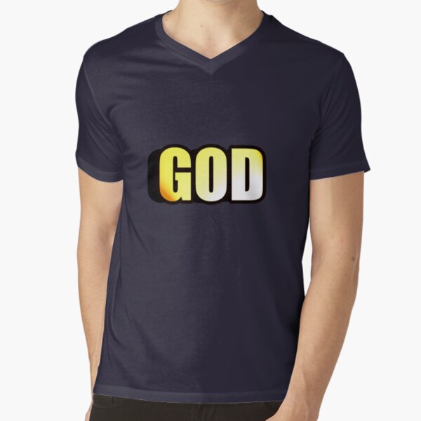 GOD V-Neck T-Shirt