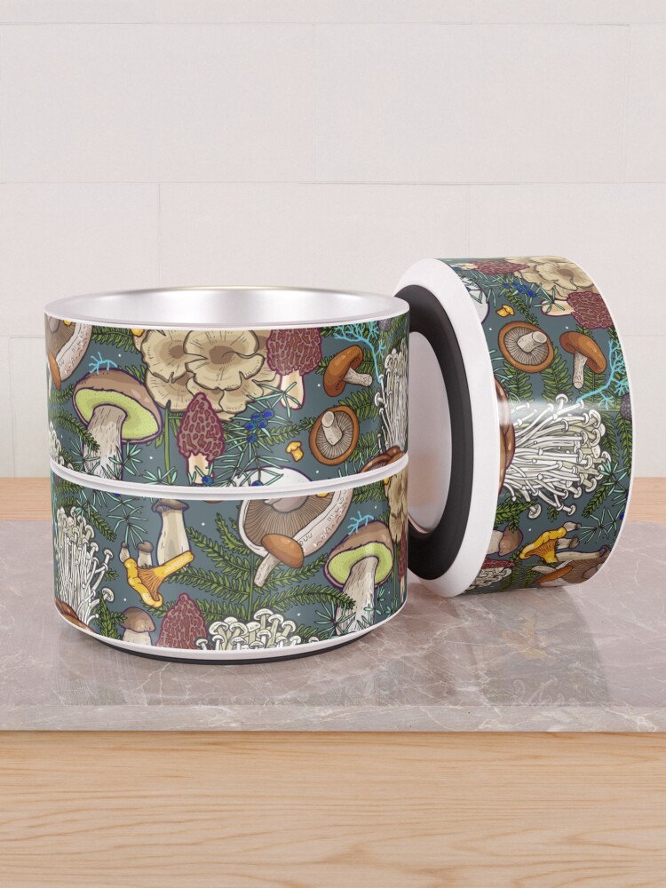 Alternate view of mushroom forest Pet Bowl