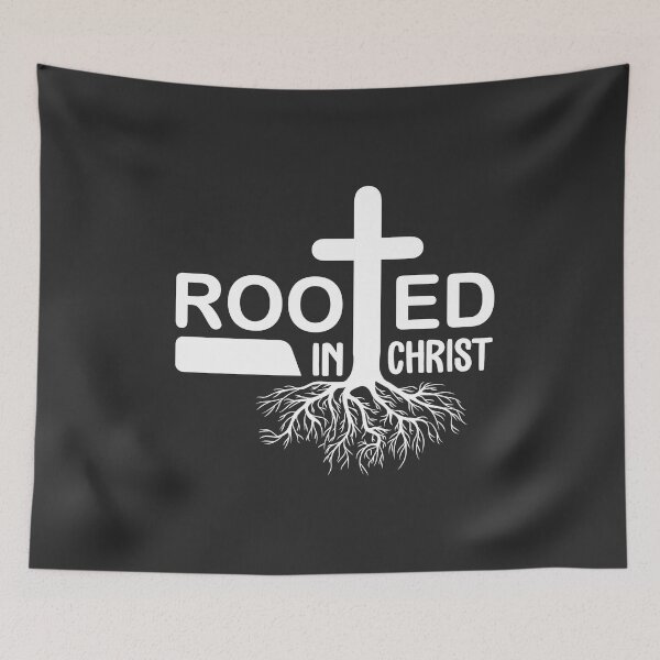 Item preview, Christian Design - Rooted in Christ designed and sold by simplydesignart.