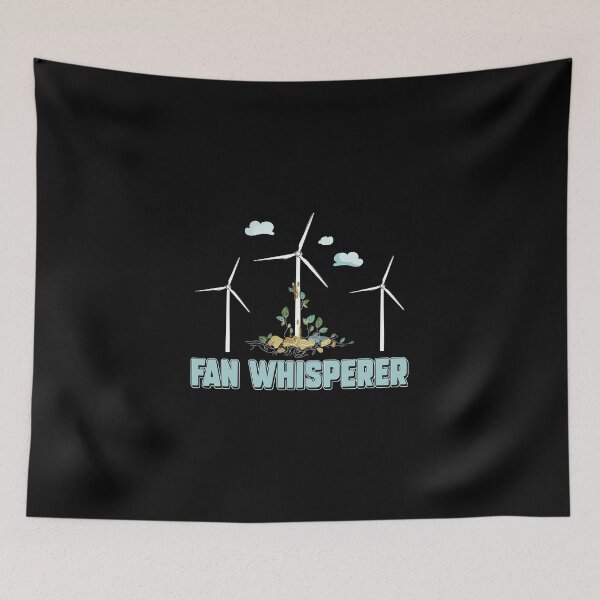 Item preview, Fan Whisperer Funny Wind Turbine Technician designed and sold by StrongShirts.