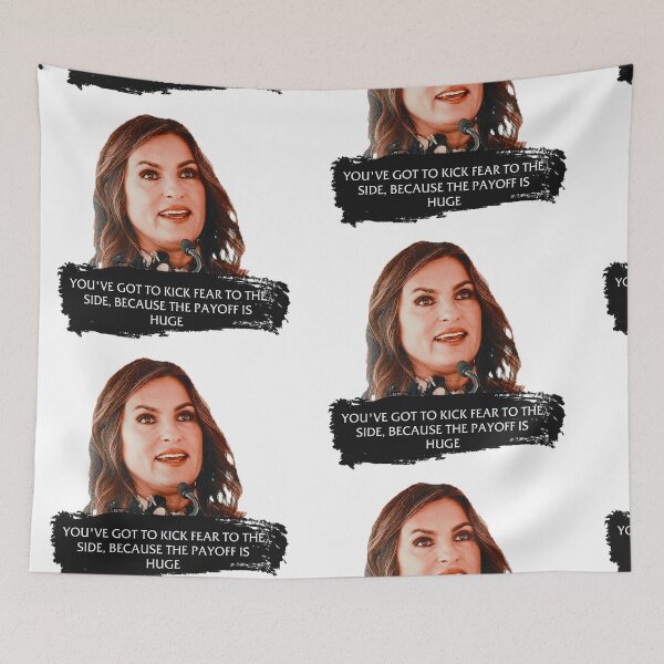 Item preview, Mariska Hargitay | Kick Your Fear to the Side designed and sold by chxstainiac-.
