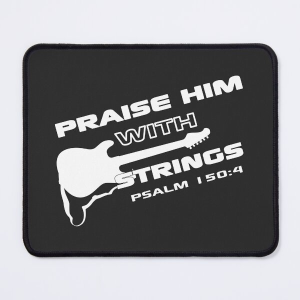 Item preview, Christian Design - Praise Him with Strings - Psalm 150 verse 4 designed and sold by simplydesignart.