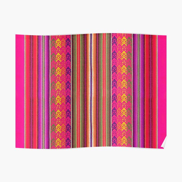 “Mexican Poncho Background” Poster for Sale by BrunoBeach | Redbubble