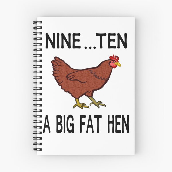 Item preview, Nine, ten a big fat hen designed and sold by BreezeTeeze.