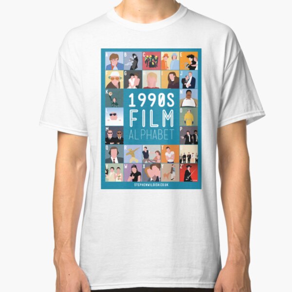 1990's Film Alphabet Classic T-Shirt