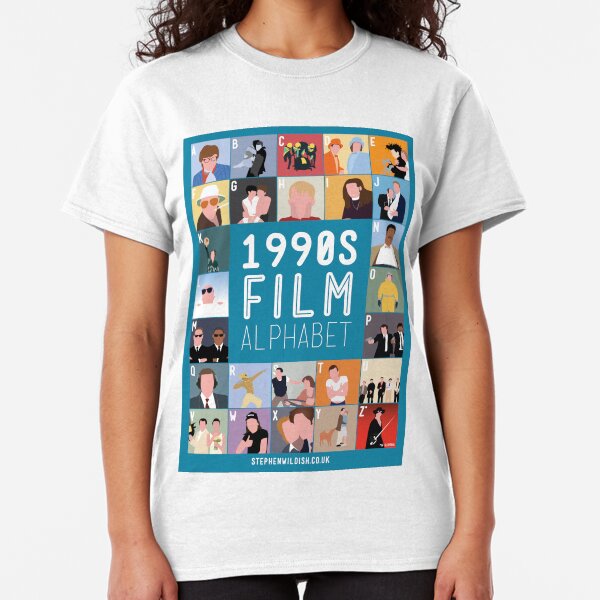 1990's Film Alphabet Classic T-Shirt