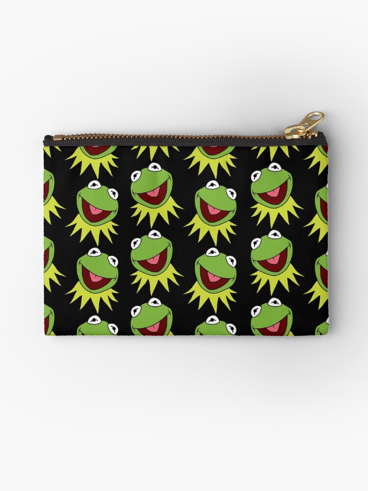 Thumbnail 1 of 4, Zipper Pouch, Kermit The Frog pattern designed and sold by ValentinaHramov.