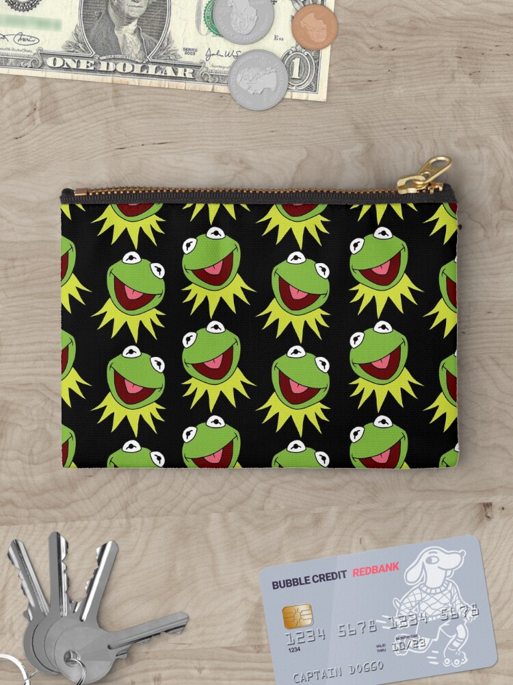 Thumbnail 3 of 4, Zipper Pouch, Kermit The Frog pattern designed and sold by ValentinaHramov.
