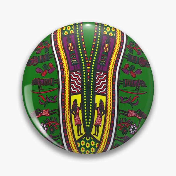 Item preview, Green African Dashiki Inspired designed and sold by basilioafrik.