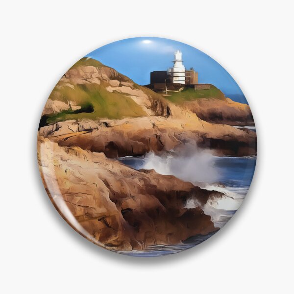 Item preview, Mumbles Lighthouse (Painting) designed and sold by cmphotographs.