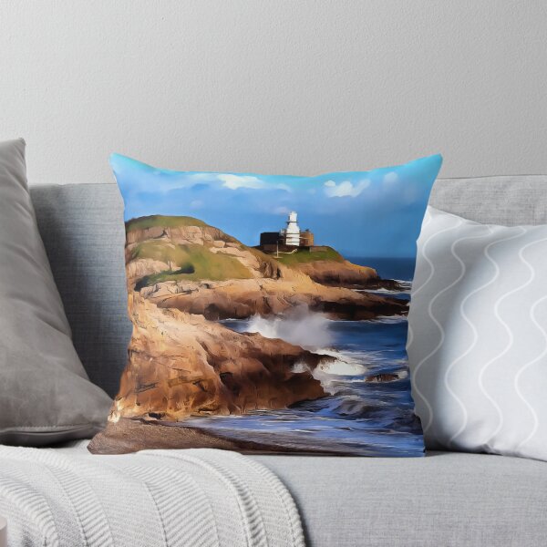 Item preview, Mumbles Lighthouse (Painting) designed and sold by cmphotographs.