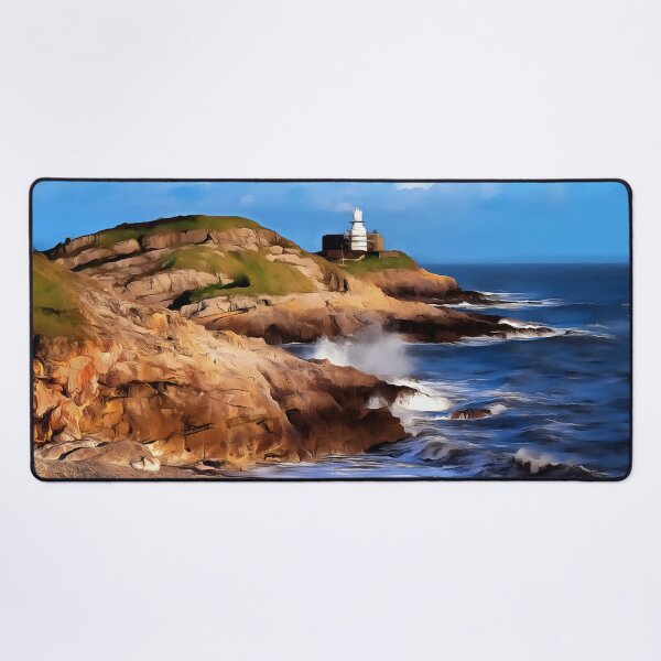Item preview, Mumbles Lighthouse (Painting) designed and sold by cmphotographs.