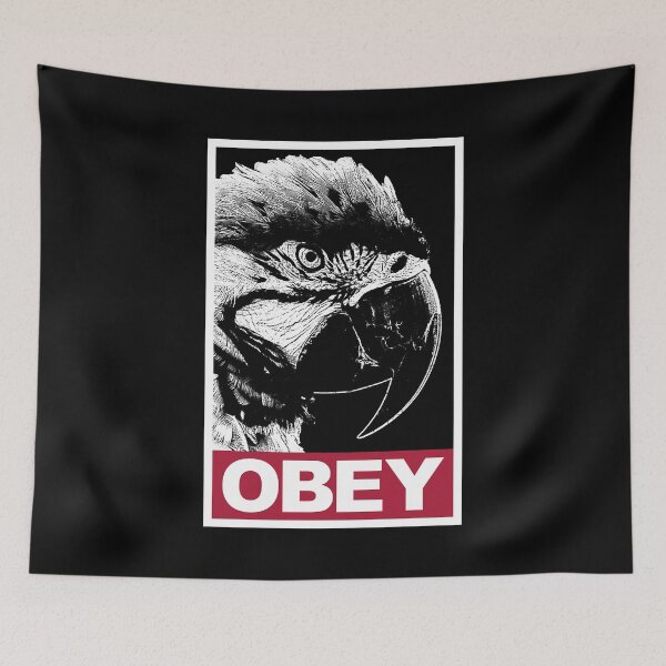Item preview, Obey the Macaw Parrot designed and sold by Alienphysique.