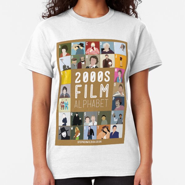 00s Film Alphabet Classic T-Shirt