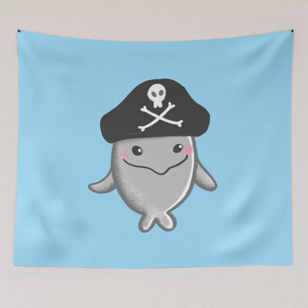 Item preview, sassy dolphin pirate designed and sold by jasmineberry.