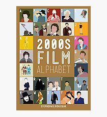 00s Film Alphabet Photographic Print