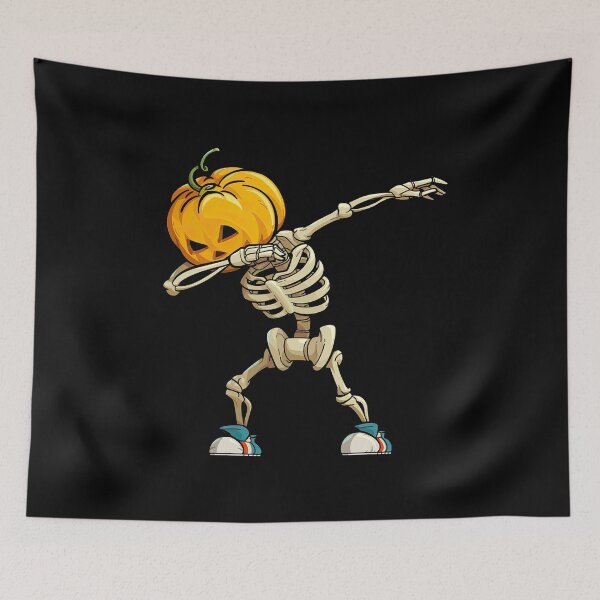 Item preview, Dabbing Halloween Skeleton Pumpkin Head Dab Funny designed and sold by PansyBoyd.