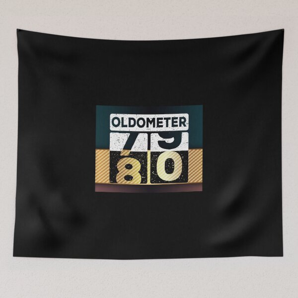Item preview, Oldometer 79 to 80 Funny Birthday Gift designed and sold by Karry-Pat.