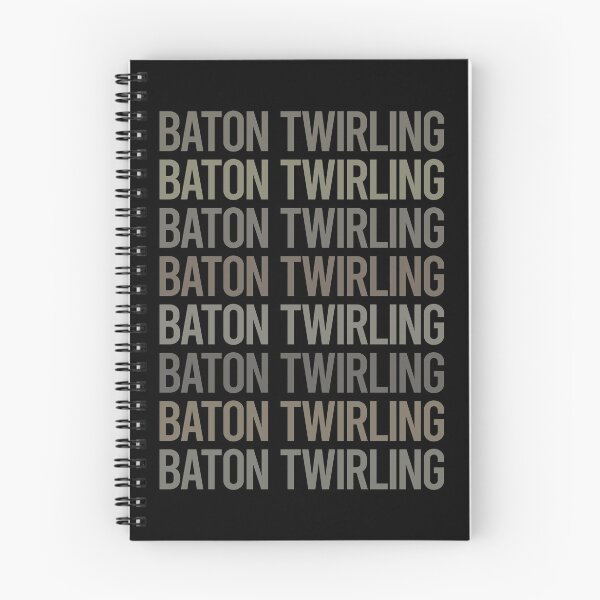 Item preview, Gray Text Art Baton Twirling Twirl Twirler designed and sold by TarynBrown3126.