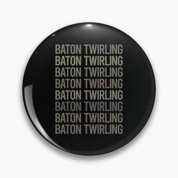 Item preview, Gray Text Art Baton Twirling Twirl Twirler designed and sold by TarynBrown3126.