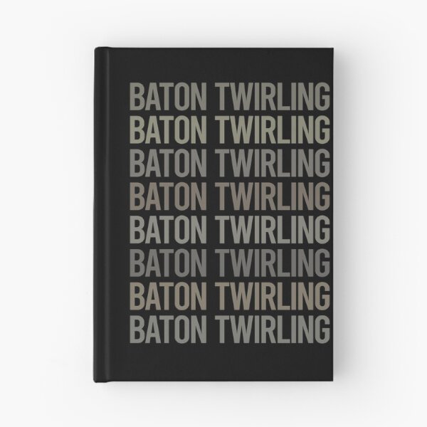 Item preview, Gray Text Art Baton Twirling Twirl Twirler designed and sold by TarynBrown3126.