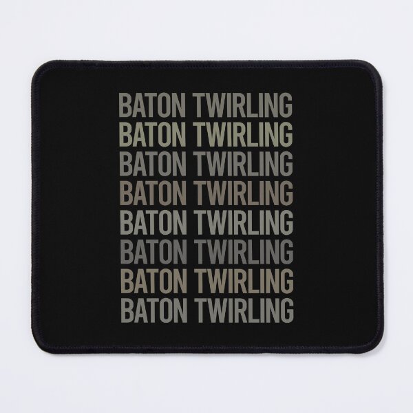 Item preview, Gray Text Art Baton Twirling Twirl Twirler designed and sold by TarynBrown3126.