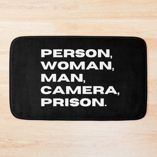 Item preview, Person Woman Man Camera Prison | Funny Political Humor | 2022 Midterm Election designed and sold by KonnichiwaStore.