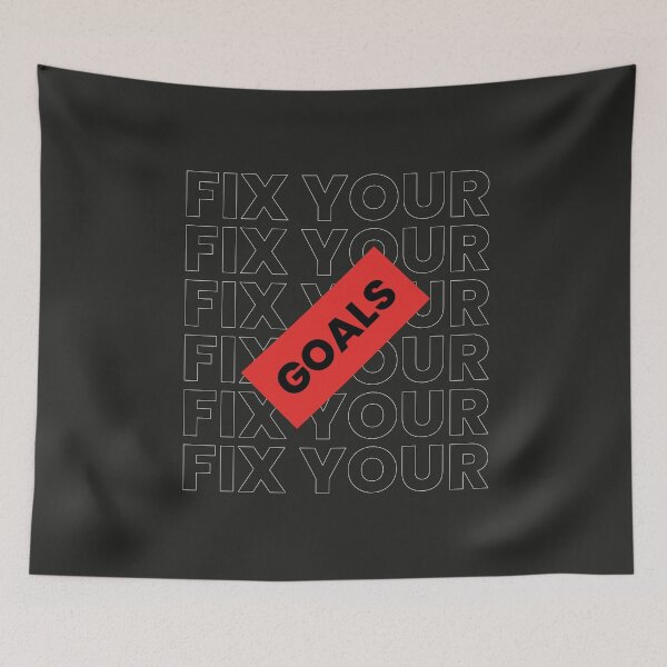 Item preview, Fix your goals designed and sold by Pratik Dodiya.