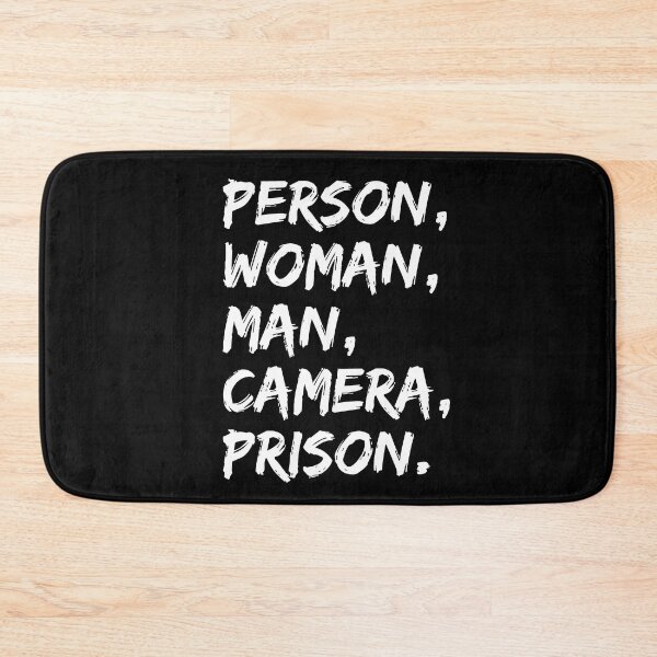 Item preview, Person Woman Man Camera Prison | Funny Political Humor | 2022 Midterm Election designed and sold by KonnichiwaStore.