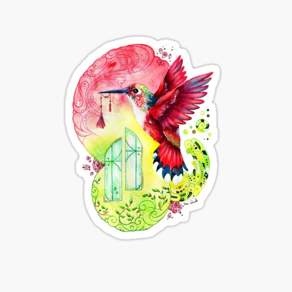 Das Fenster zum Garten Sticker