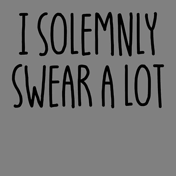 Imagen de la obra I Solemnly Swear A Lot Funny Sarcasm I Solemnly Swear A Lot Gear de DynamicDesign