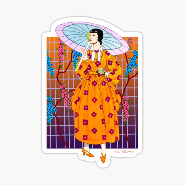 Garden umbrella Sticker