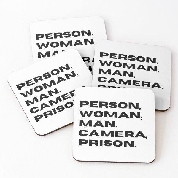 Item preview, Person Woman Man Camera Prison | Funny Political Humor | 2022 Midterm Election designed and sold by KonnichiwaStore.