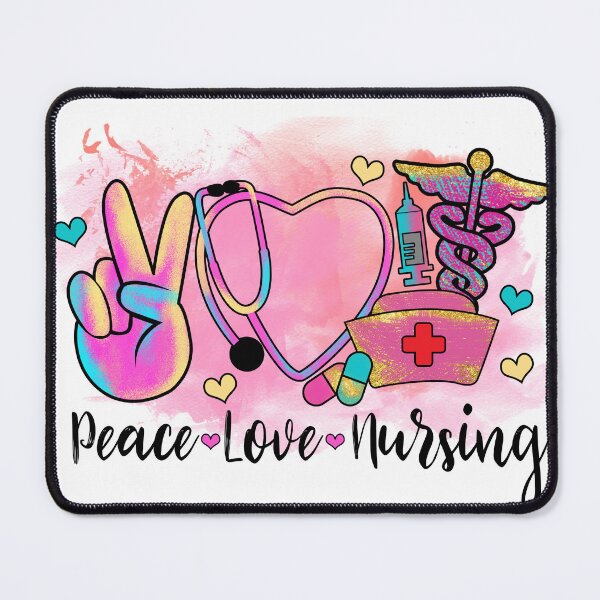 Item preview, Peace Love Nursing designed and sold by khayroun.