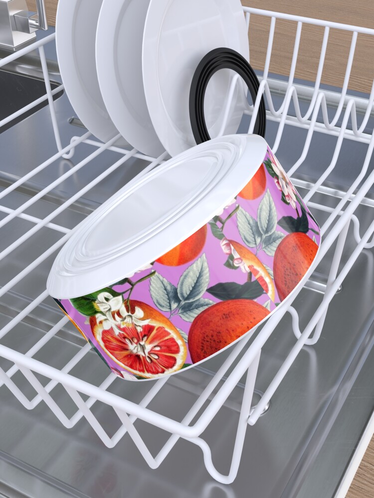 Alternate view of Vintage Fruit Pattern X Pet Bowl