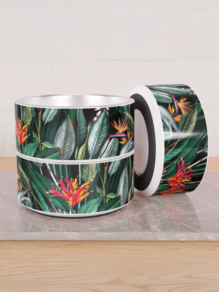 Alternate view of Midnight Garden V Pet Bowl