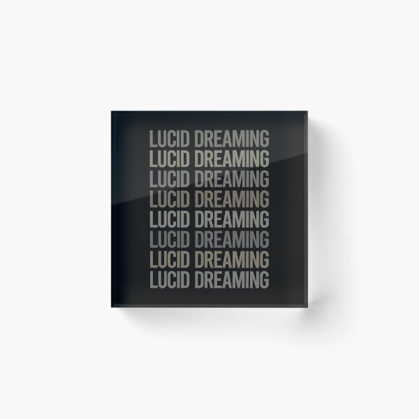 Item preview, Gray Text Art Lucid Dreaming designed and sold by TarynBrown3126.