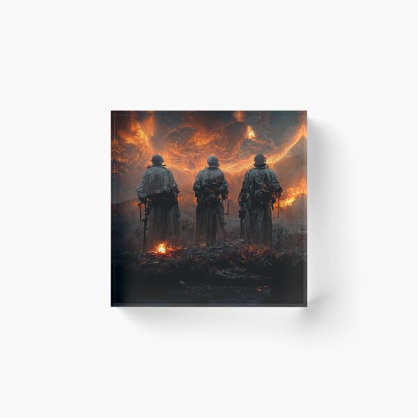 Item preview, Frontline Soldiers And The Skyfire designed and sold by HamburgCountry.