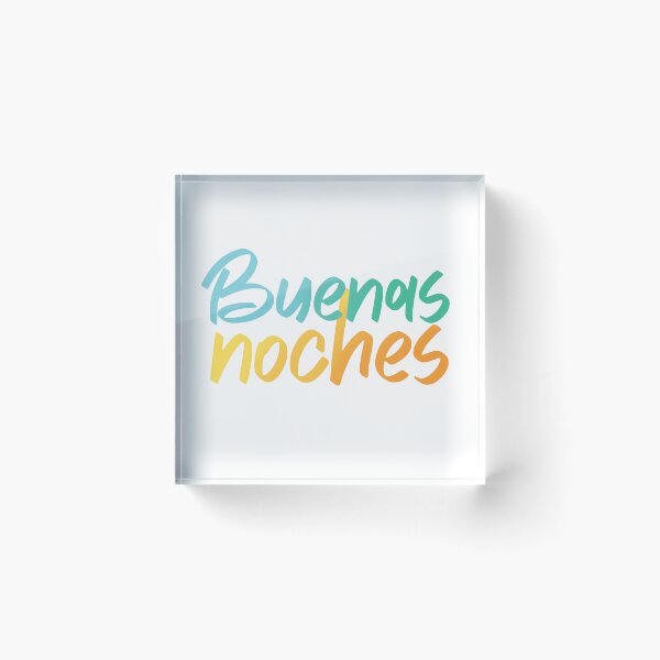 Item preview, Buenas noches art - spanish greetings - Good evening good night designed and sold by ALLURE-minimal.