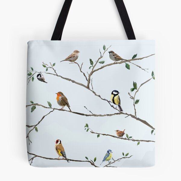 Item preview, Garden birds fill the trees designed and sold by snewdesigns.