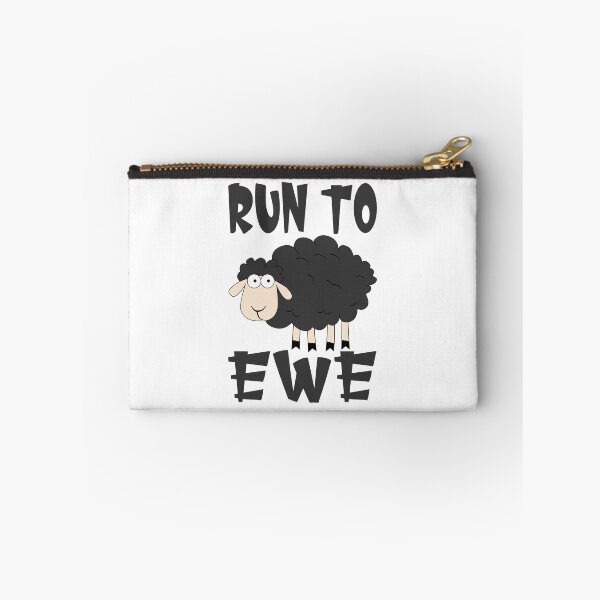 Aperçu de l'œuvre Run To Ewe Funny Lyric Pun créée et vendue par PunnyLyrics.